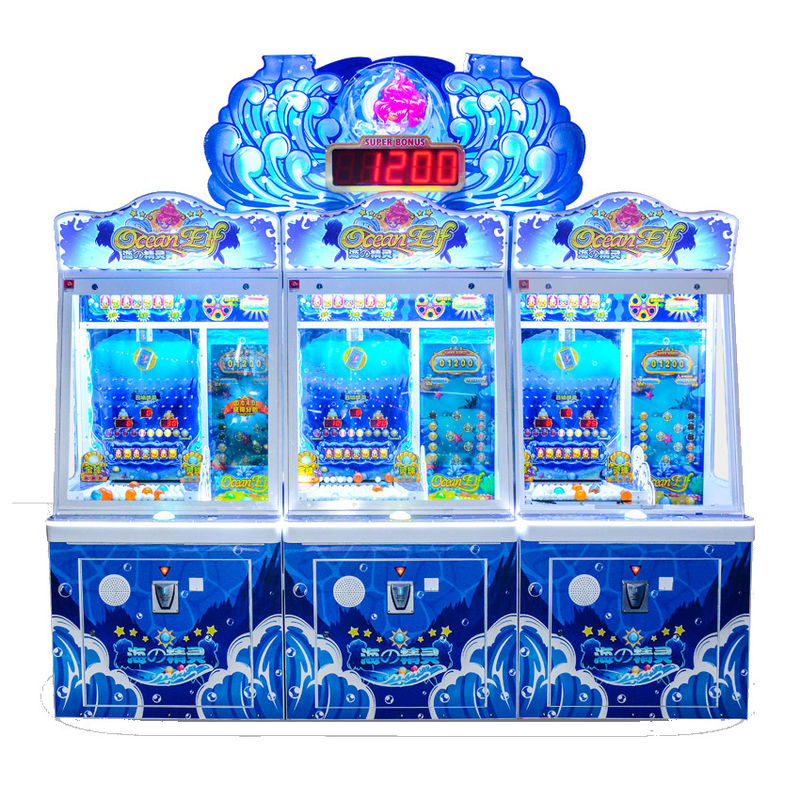 Ocean Elf Video Redemption Arcade Machines سکه با بهره مندی از مروارید فیشر توپ مروارید فیشر