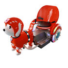 ماشین بازی سه چرخه مخصوص کودکان و نوجوانان ، توله سگ حیوانات خانگی شکل توله سگ Rickshaw برای پارک تفریحی